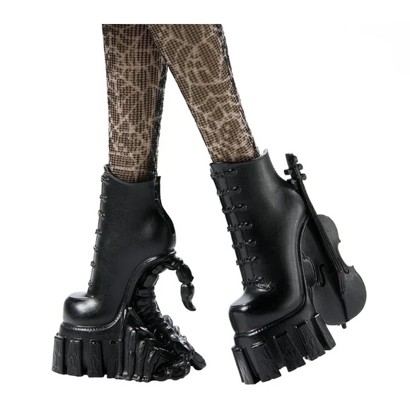 Monster High X Wednesday Adams Family Fashion Doll NEW - Picture 4 of 12